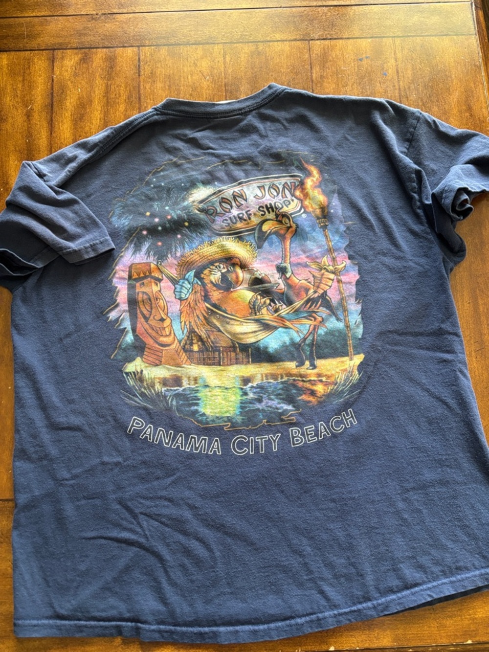 Ron Jon Panama City Beach Navy Short-Sleeve Graphic Tee